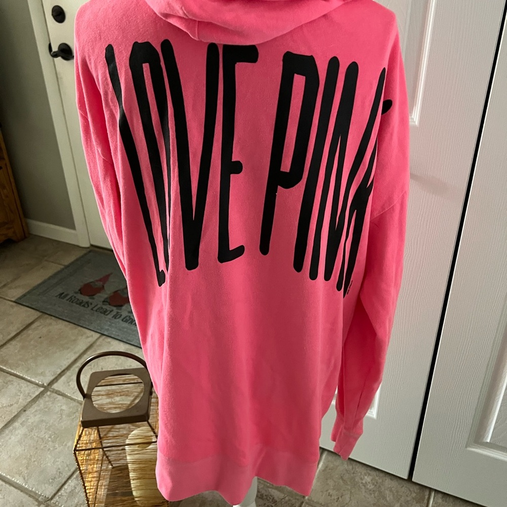 Pink Zip Up Hoodie